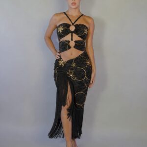 Vestido Golden Noir